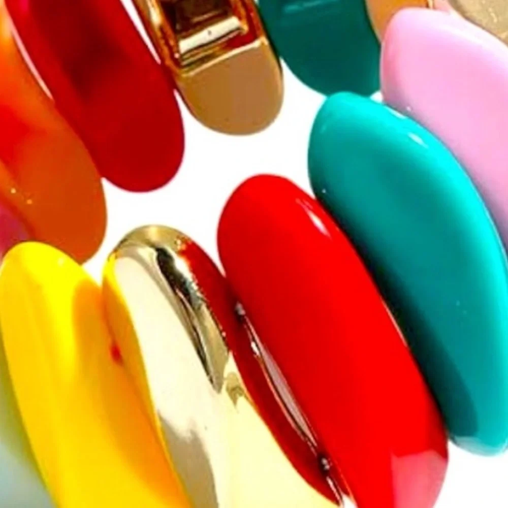 Anthropologie colorful Bead heart necklace Nordstrom Colorful Stretch bracelet 2 - Picture 5 of 5